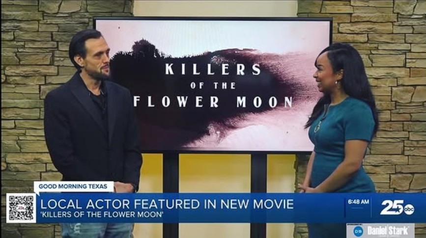 Samuel French on Good Morning Texas regarding Killers of the Flower Moon